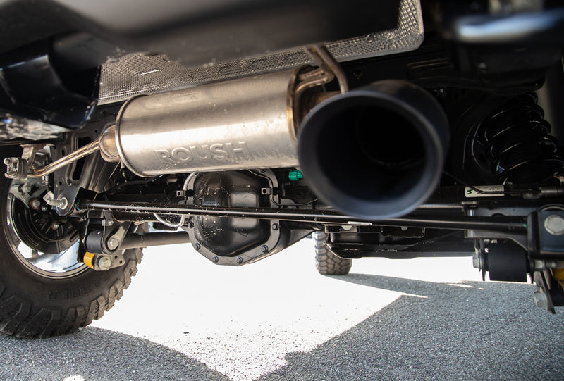 Bronco Roush Exhaust 2021-2026 Ford Bronco Roush 422234 Axle Back Exhaust System w/ Black T ...