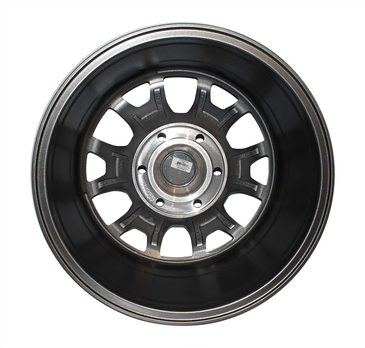 2021-2023 Ford Bronco R Roush 17" x 8.5" Set of 5 Iridium Gray Wheels & TPMS Kit