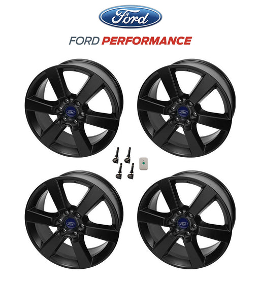2015-2020 F150 Ford Performance M-1007K-P20XB 20 x 8.5 Matte Black Wheels w TPMS