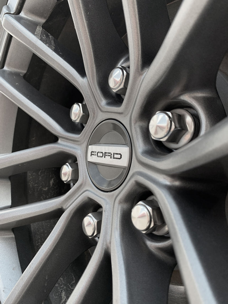 2017-2020 F150 Raptor Ford Performance M-1096K-RA Wheel Center Caps Set of 4