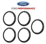 2021-2023 Bronco Genuine Ford 5pc Gloss Black Aluminum Bead Lock Trim Ring Kit