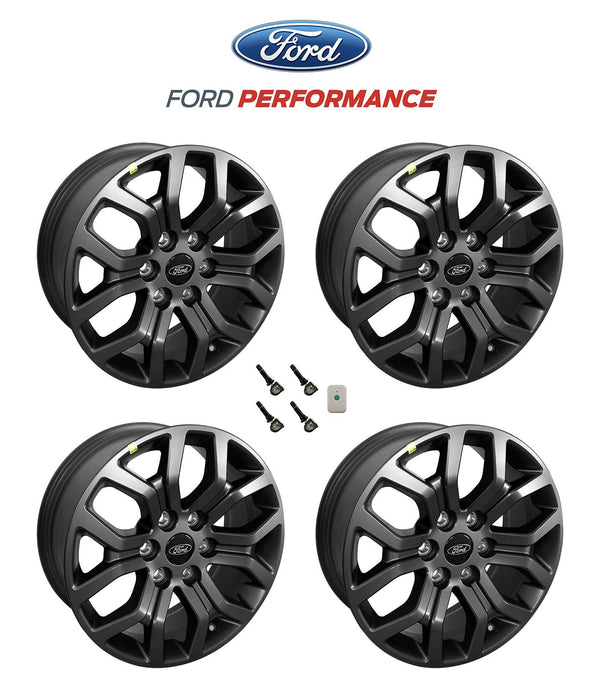 2015-2022 Ford F150 Tremor OEM M-1007K-1875G 18 x 7.5 Matte Gray Wheels & TPMS