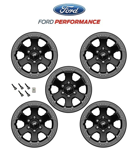 20212024 Bronco Badlands OEM M1007KDC178B 17" x 8" Set of 5 Wheels