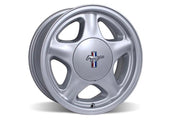 1991-1993 Mustang Pony Wheel 6.75" Silver Center Caps w Running Horse - Set of 4
