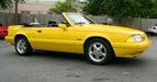 1991-1993 Mustang Pony Wheel 6.75" Chrome Center Caps w Running Horse - Set of 4