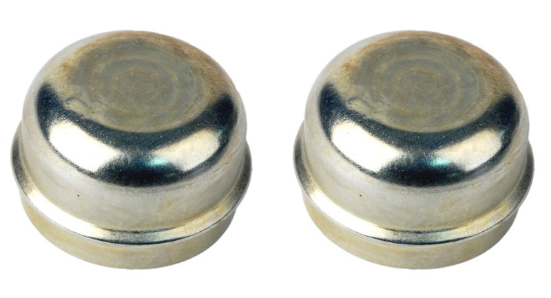 1979-1993 Ford Mustang Front Wheel Hub Metal Dust Grease Caps - Pair