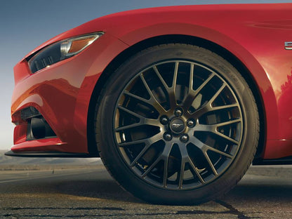 2015-2023 Genuine Ford Mustang Black w/ Chrome Running Horse Wheel Center Caps