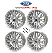 2015-2023 Ford Mustang OEM 19" Staggered Silver Wheels & TPMS Kit - Set of 4