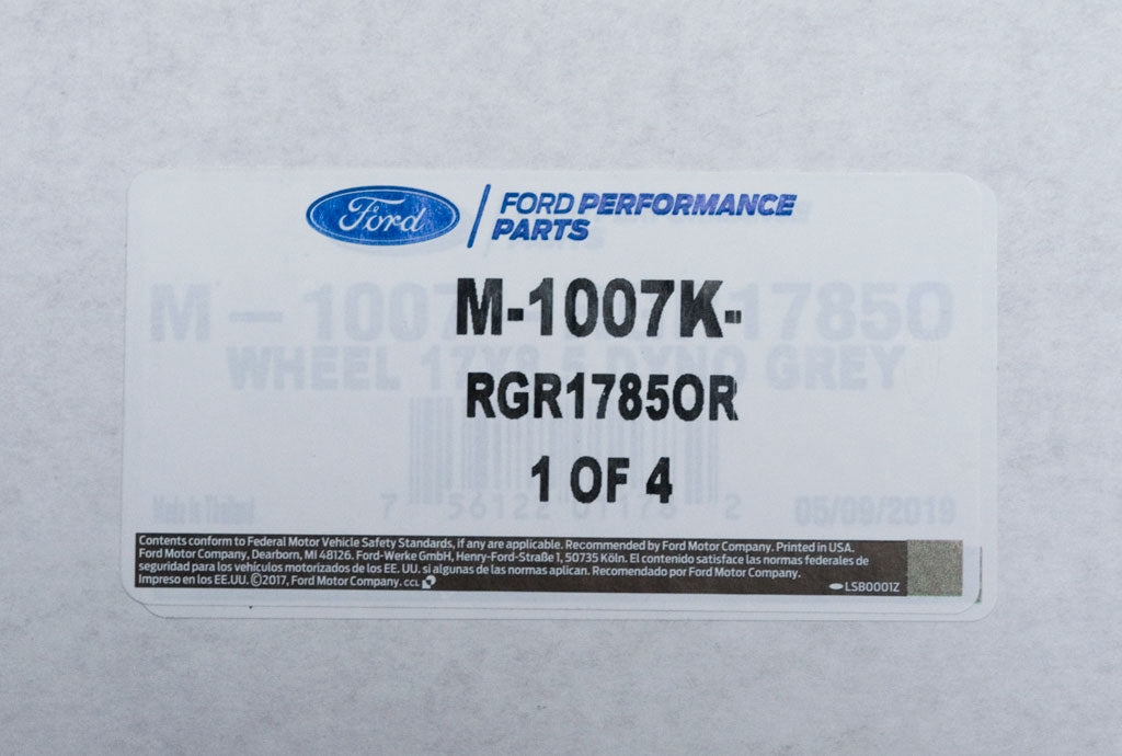 2019-2023 Ford Ranger OEM Dark Gray Wheels 17 x 8.5 Set of 4 w/ TPMS —  Blue Oval Industries