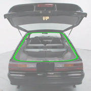 1981-1983 Ford Mustang T-Top 18pc Weatherstrip Weatherstripping Rubber Seal Kit
