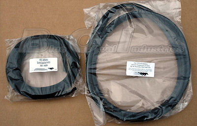 1979-1993 Mustang Sunroof Rubber Weatherstrip Seal Kit 2pc