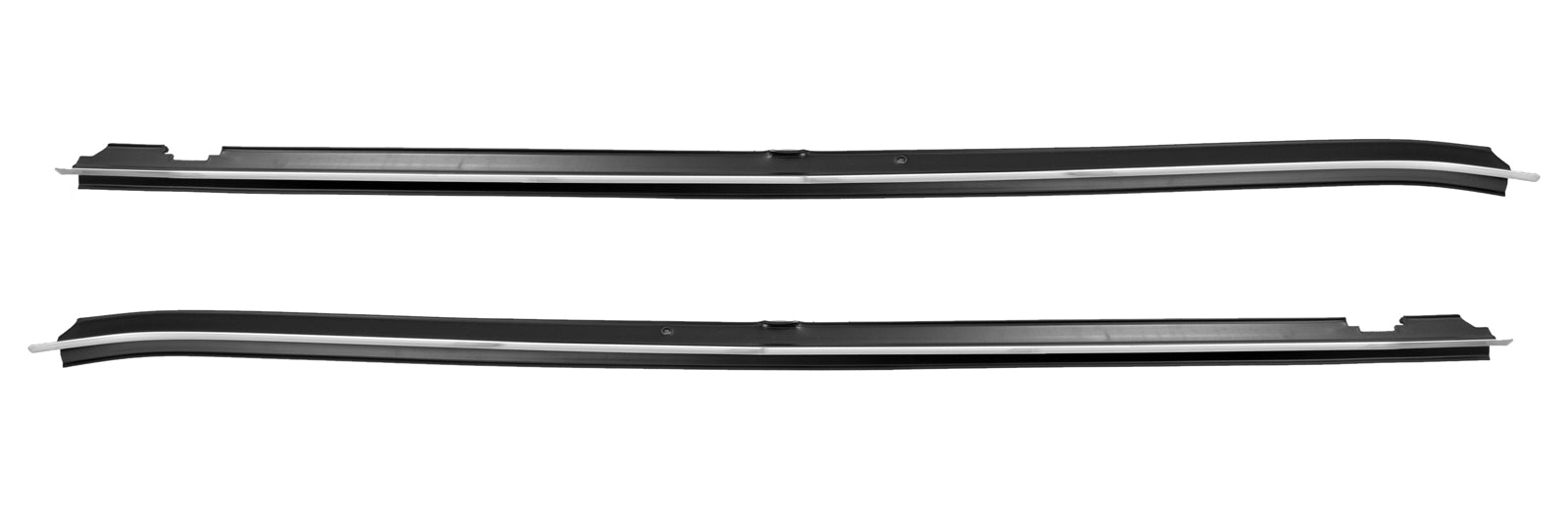 1988-1993 Mustang Convertible Inside Door Window Rubber Weatherstrip Seal Pair