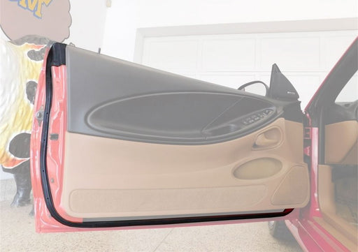 1994-2004 Mustang & Cobra Lower Door Rubber Weatherstrips Seals LH RH Pair