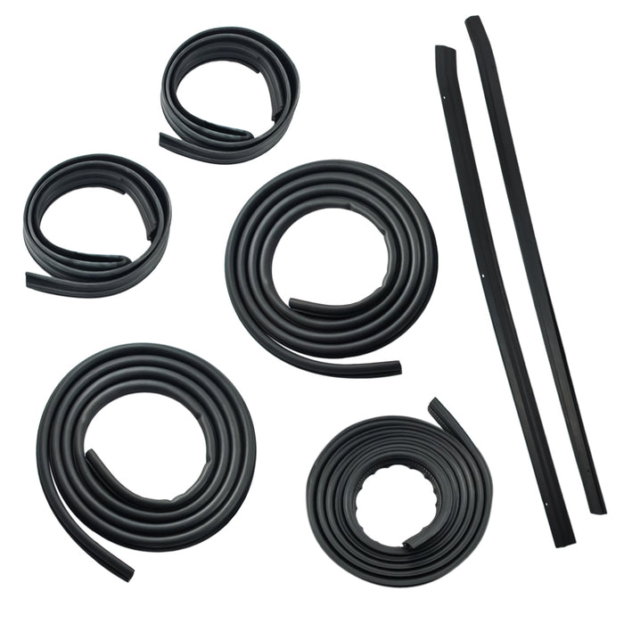 1987-93 Fox Body Mustang LX Coupe Weather Stripping Rubber Seal Set 7pc.