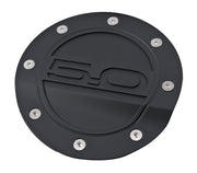 2015-2023 Ford Mustang GT 5.0 Matte Black Embossed Gas Fuel Door Comp Series