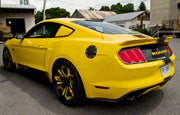 2015-2023 Ford Mustang Matte Black Embossed Gas Fuel Door Comp Series