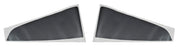 2015-2023 Mustang Genuine Ford Side Quarter Window Scoops Covers Matte Black