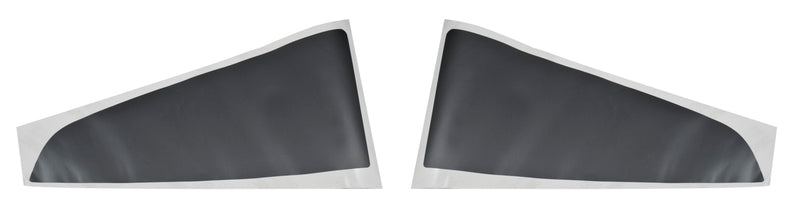 2015-2017 Mustang Genuine Ford Side Quarter Window Scoops Covers White Platinum UG