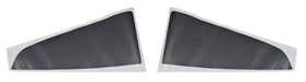 2015-2023 Mustang Genuine Ford Side Quarter Window Scoops Covers Oxford White YZ