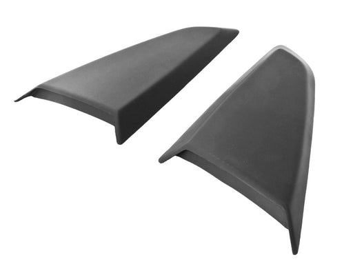 2015-2023 Ford Mustang Coupe Scott Drake Side Quarter Window Scoops Covers Black