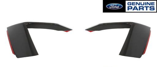 2018-2023 Mustang Genuine Ford Front Bumper Cover Pocket Accents Gloss Black