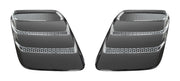 2018-2023 Mustang Genuine Ford Heat Extractors Hood Louvers Pair - Gloss Black
