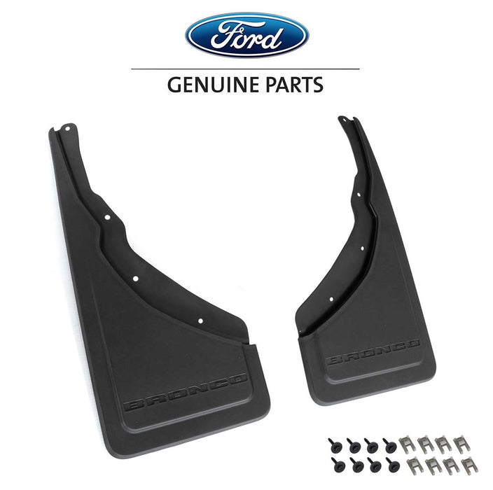 2021-2023 Bronco Sport Ford OEM M1PZ-16A550-BA Black Rear Mud Flap Splash Guards