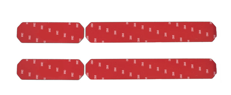 2021-2023 Bronco 4-Door Genuine Ford OEM Sill Step Plates Black Stainless Steel