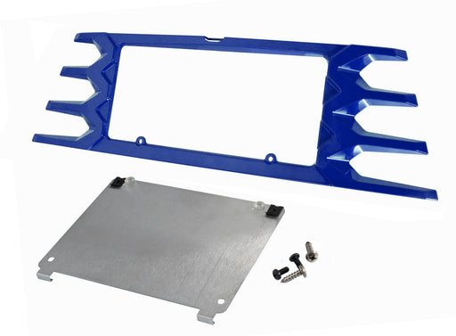 2015-2020 Ford Mustang Painted Rear License Plate Frame Deep Impact Blue J4