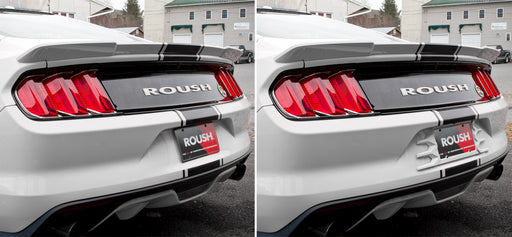 2015-2023 Ford Mustang Custom Painted Rear License Plate Frame Oxford White YZ