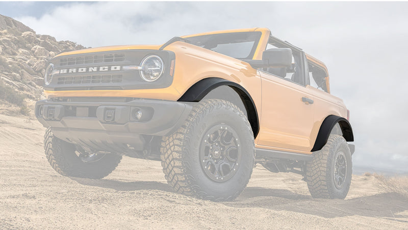 2021-2023 Bronco OEM Genuine Ford M-9164-BFK Sasquatch Wheel Lip Fender Flares