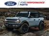 2021-2023 Bronco Ford Performance OEM Front Windshield Banner Decal Silver