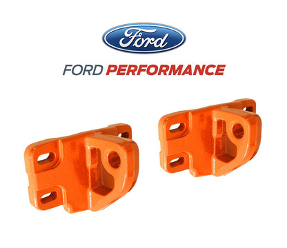 2021-2023 Bronco Ford Performance OEM M-18954-BO Orange Front Tow Hooks Pair