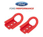 2021-2023 Bronco Ford Performance OEM M-18954-BTHR Red Rear Tow Hooks Pair
