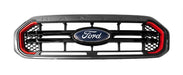 2019-2023 Ranger Genuine Ford OEM Tremor Front Grille Black & Red w/ Ford Emblem