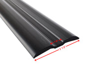 1979-1984 Mustang Rear of Quarter Body Trim Moldings Black Passenger Side RH