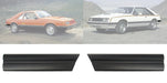 1979-1984 Ford Mustang Rear of Quarter Body Trim Moldings Black - Pair LH & RH