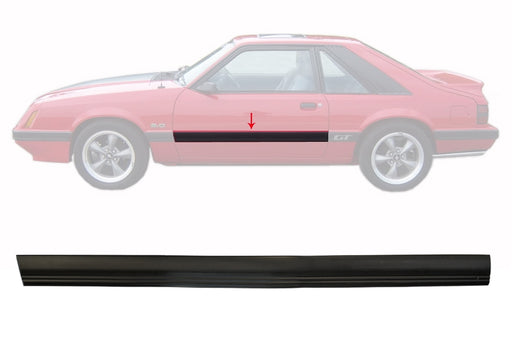 1985-1986 Mustang GT & LX Door Body Molding Moulding - LH Driver Side